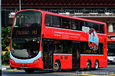 Bus 143 - SBS Transit Volvo B9TL (SBS3422Y)