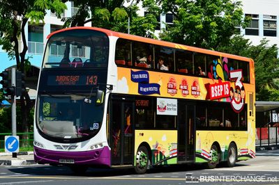 Bus 143 - Tower Transit Singapore Volvo B9TL (SBS3431X)