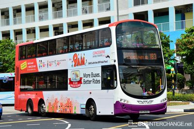 Bus 183 - SBS Transit Volvo B9TL (SBS3432T)