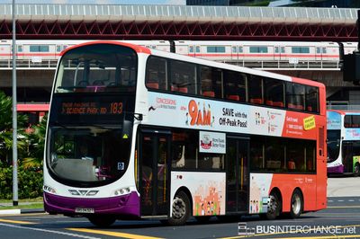 Bus 183 - SBS Transit Volvo B9TL (SBS3432T)