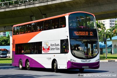 Bus 12 - Go-Ahead Singapore Volvo B9TL (SBS3453H)