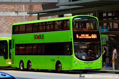 Bus 661 - Go-Ahead Singapore Volvo B9TL (SBS3490A)