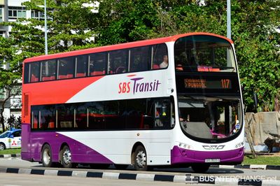 Bus 117 - SBS Transit Volvo B9TL (SBS3505S)