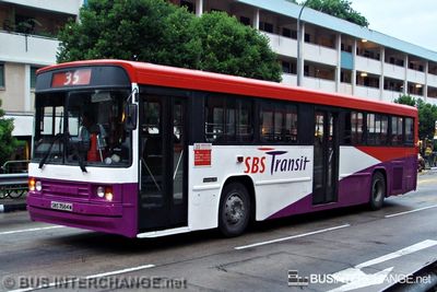 Bus 35 - SBS Transit Scania N113CRB (SBS3584M)