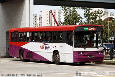Bus 293 - SBS Transit Scania N113CRB (SBS3611T)