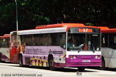 Bus 17 - SBS Transit Scania N113CRB (SBS3640J)