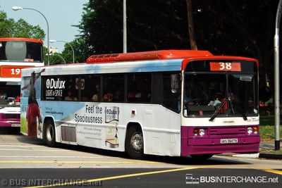 Bus 38 - SBS Transit Scania N113CRB (SBS3647R)