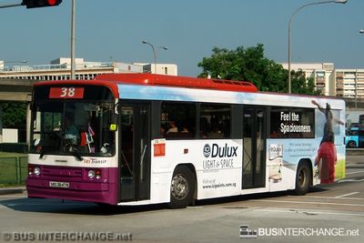 Bus 38 - SBS Transit Scania N113CRB (SBS3647R)