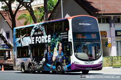 Bus 157 - SBS Transit Volvo B9TL (SBS3653Y)