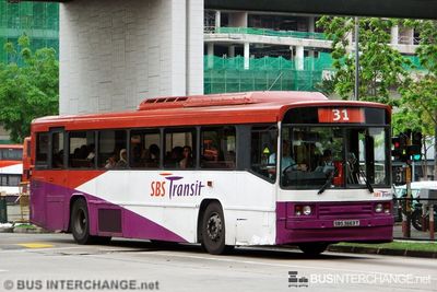 Bus 31 - SBS Transit Scania N113CRB (SBS3663T)