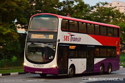 Bus 119 - SBS Transit Volvo B9TL (SBS3672S)