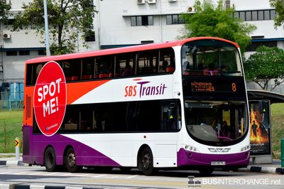 Bus 8 - SBS Transit Volvo B9TL (SBS3675J)