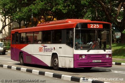 Bus 225 - SBS Transit Scania N113CRB (SBS3683K)