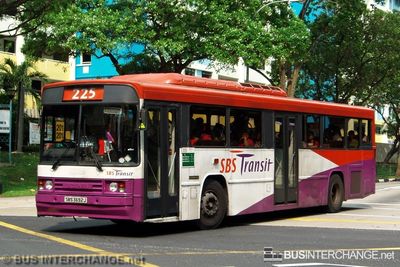 Bus 225 - SBS Transit Scania N113CRB (SBS3692J)