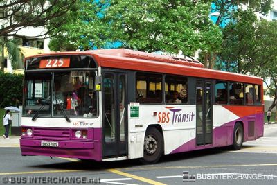 Bus 225 - SBS Transit Scania N113CRB (SBS3701S)