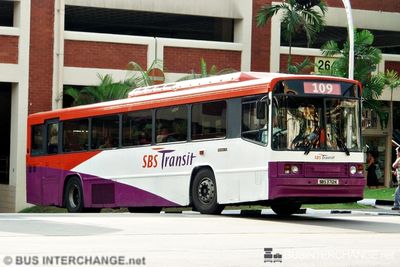 Bus 109 - SBS Transit Scania N113CRB (SBS3712K)