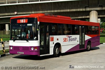 Bus 183 - SBS Transit Mercedes-Benz O405 (SBS3725Z)