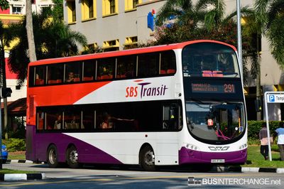 Bus 291 - SBS Transit Volvo B9TL (SBS3735U)