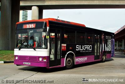 Bus 335 - SBS Transit Mercedes-Benz O405 (SBS3736S)