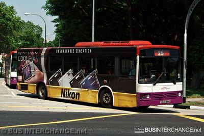 Bus 25 - SBS Transit Mercedes-Benz O405 (SBS3759B)