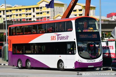 Bus 293 - SBS Transit Volvo B9TL (SBS3799K)