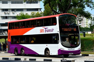 Bus 66 - SBS Transit Volvo B9TL (SBS3841X)