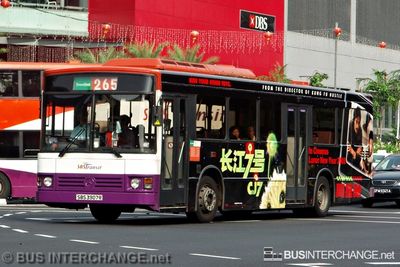Bus 265 - SBS Transit Mercedes-Benz O405 (SBS3907R)