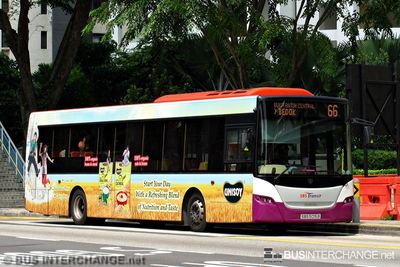 Bus 66 - SBS Transit Scania K230UB (SBS5015B)