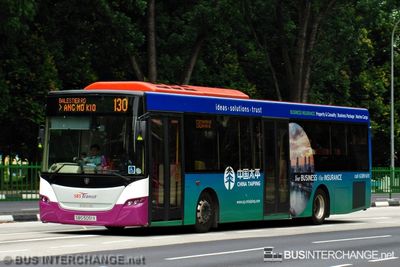 Bus 130 - SBS Transit Scania K230UB (SBS5051X)