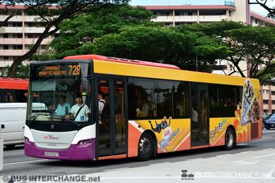 Bus 72B - SBS Transit Scania K230UB (SBS5052T)