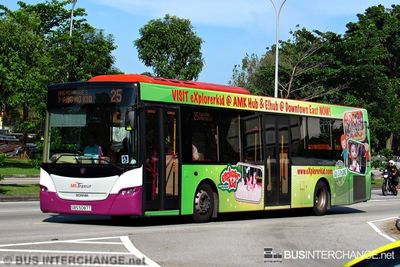 Bus 25 - SBS Transit Scania K230UB (SBS5087T)