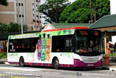 Bus 136 - SBS Transit Scania K230UB (SBS5113B)