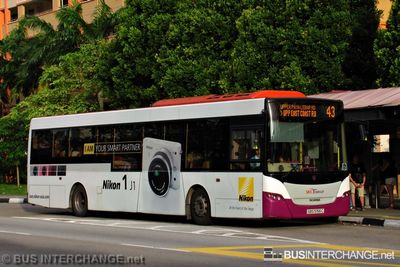 Bus 43 - SBS Transit Scania K230UB (SBS5156C)