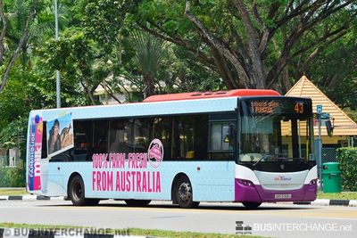 Bus 43 - SBS Transit Scania K230UB (SBS5159U)