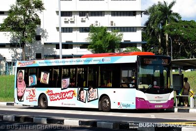 Bus 228 - SBS Transit Scania K230UB (SBS5173C)