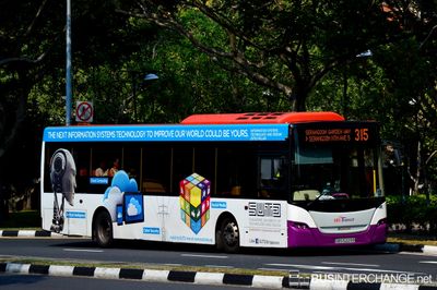 Bus 315 - SBS Transit Scania K230UB (SBS5229B)