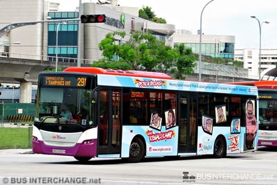Bus 291 - SBS Transit Scania K230UB (SBS5252H)