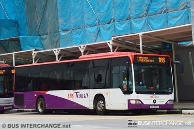 Bus 186 - SBS Transit Mercedes-Benz Citaro (SBS6013A)