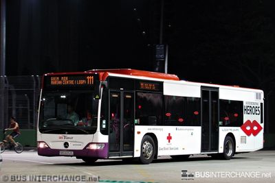 Bus 111 - SBS Transit Mercedes-Benz Citaro (SBS6052L)