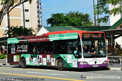 Bus 82 - SBS Transit Mercedes-Benz Citaro (SBS6099C)
