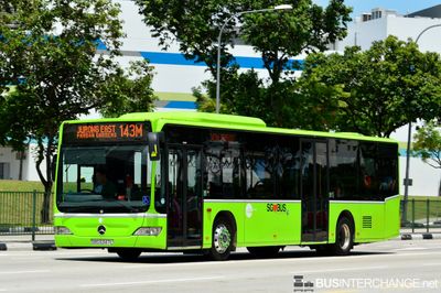 Bus 143M - Tower Transit Singapore Mercedes-Benz Citaro (SBS6347L)