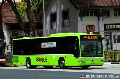 Tower Transit Singapore Mercedes-Benz Citaro (SBS6350B) - Bulim Depot Shuttle