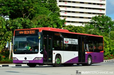 Tower Transit Singapore Mercedes-Benz Citaro (SBS6353T) - Bulim Depot Shuttle
