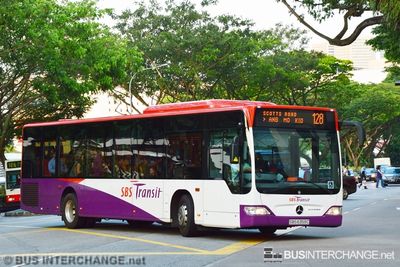 Bus 128 - SBS Transit Mercedes-Benz Citaro (SBS6359C)