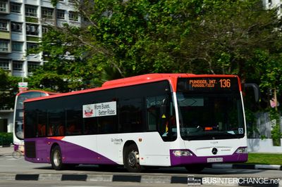 Bus 136 - Go-Ahead Singapore Mercedes-Benz Citaro (SBS6383G)