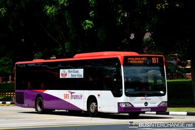 Bus 161 - SBS Transit Mercedes-Benz Citaro (SBS6406A)