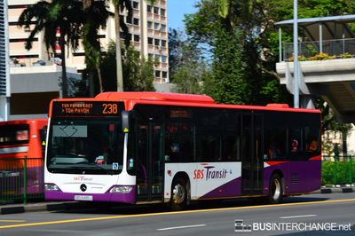 Bus 238 - SBS Transit Mercedes-Benz Citaro (SBS6480J)