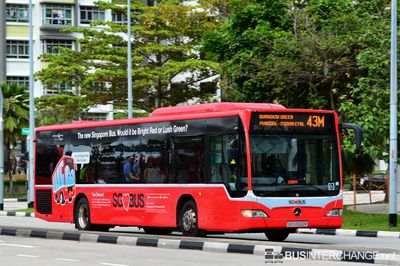 Bus 43M - SBS Transit Mercedes-Benz Citaro (SBS6500K)