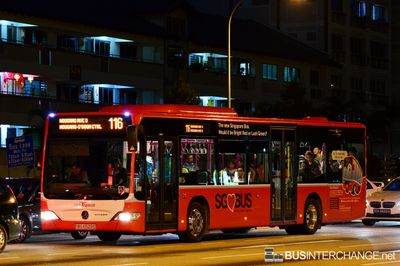 Bus 116 - SBS Transit Mercedes-Benz Citaro (SBS6529D)