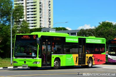 Bus 12 - Go-Ahead Singapore Mercedes-Benz Citaro (SBS6539A)